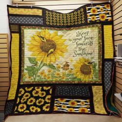 Sunflower Cla1610659Q Quilt Blanket and Home Decor
