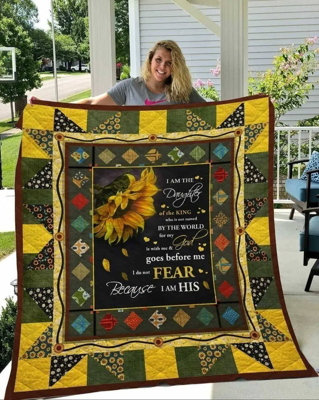 Sunflower Cla1910479Q Quilt Blanket and Home Decor