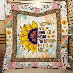 Sunflower Hippie Quilt Blanket Ttl98  Quilt and Home Decor