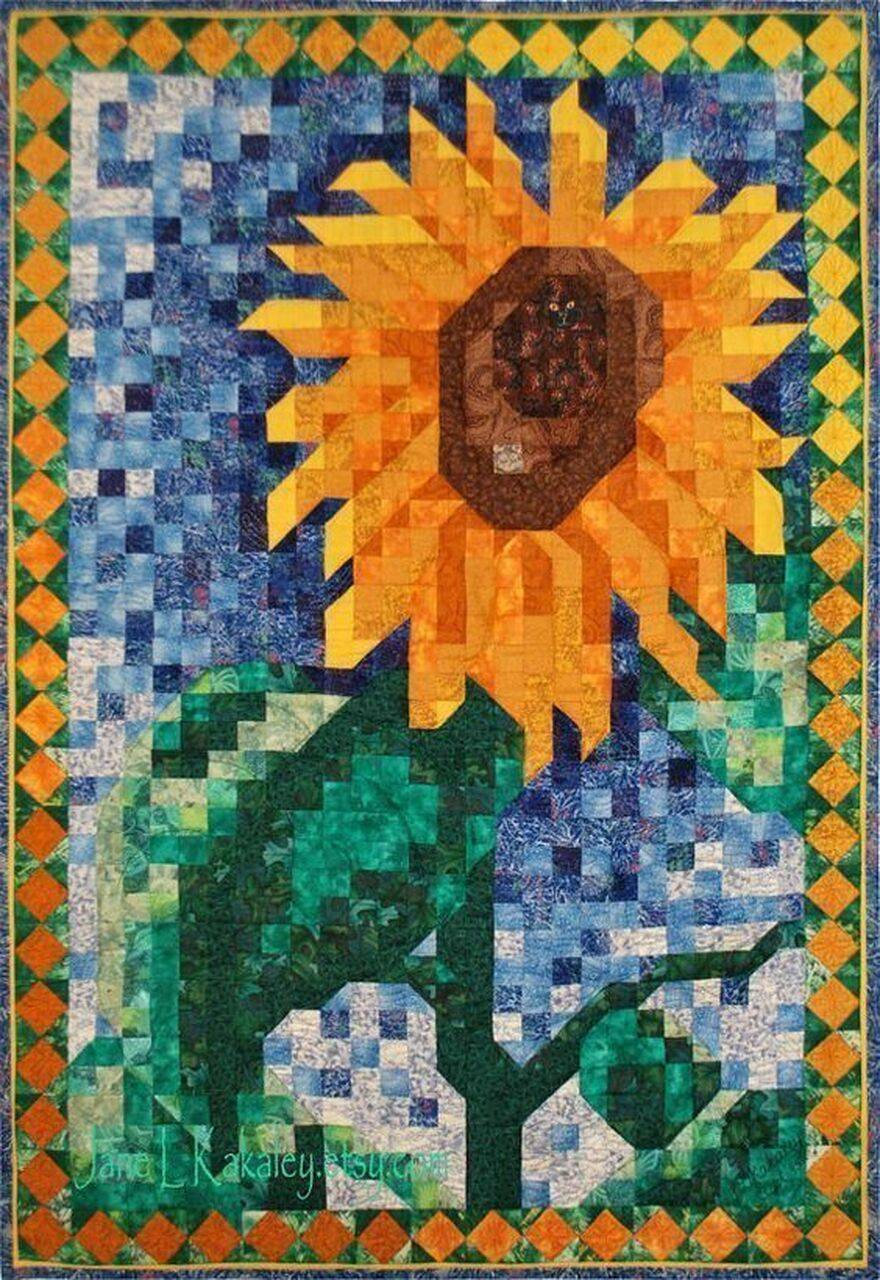 Sunflower Hur Quilt ot and Home Decor