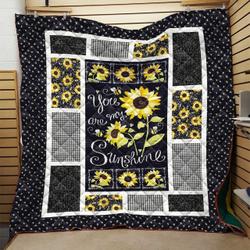 Sunflower Quilt Blanket Dhc080197Vt and Home Decor