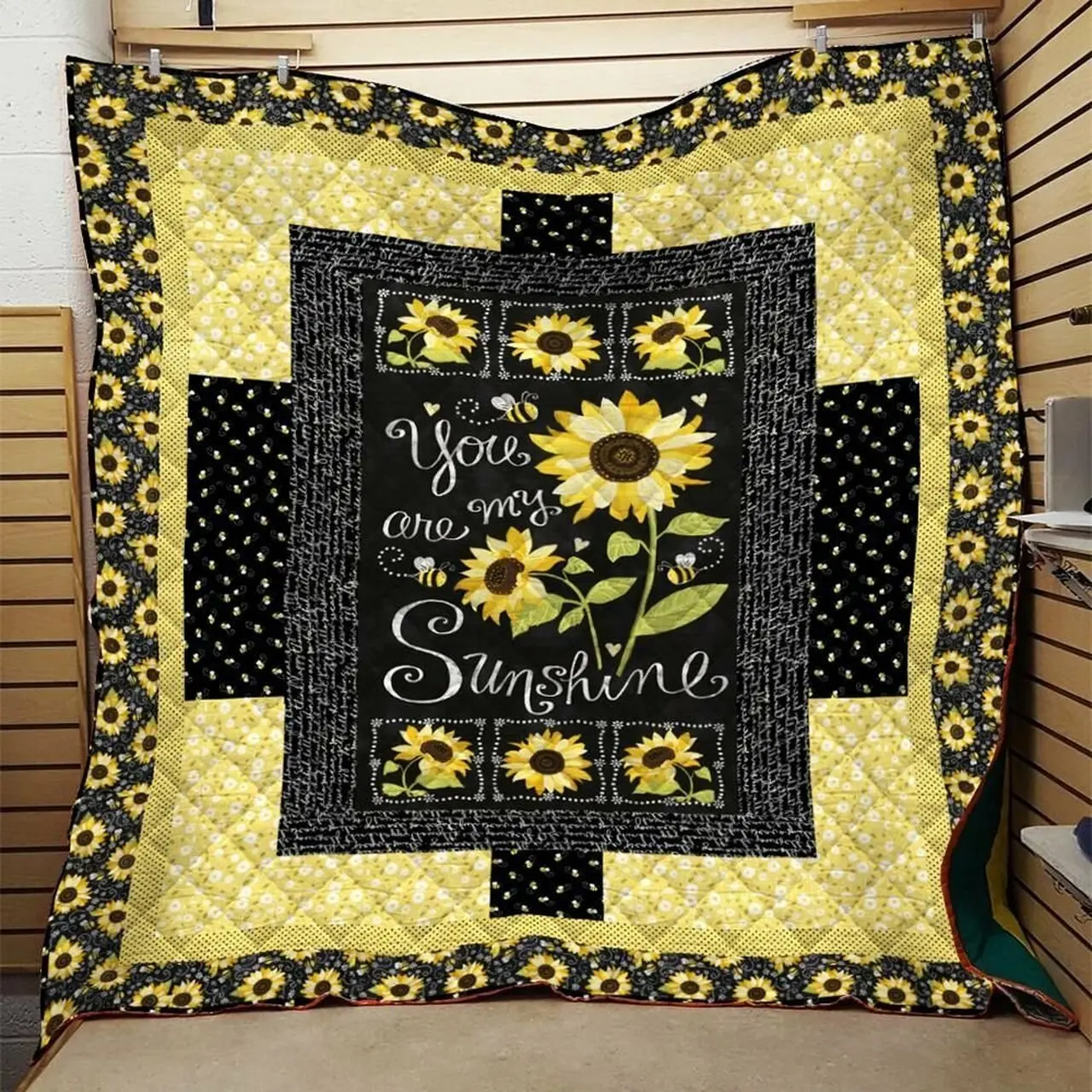 Sunflower Quilt Blanket Dhc0910695Vt and Home Decor