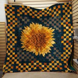 Sunflower Quilt Blanket Dhc0910727Vt and Home Decor