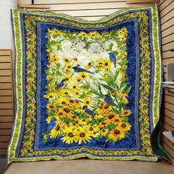 Sunflower Quilt Blanket Dhc0910767Vt and Home Decor
