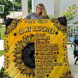 Sunflower Quilt Blanket Dhc1501445Vt and Home Decor
