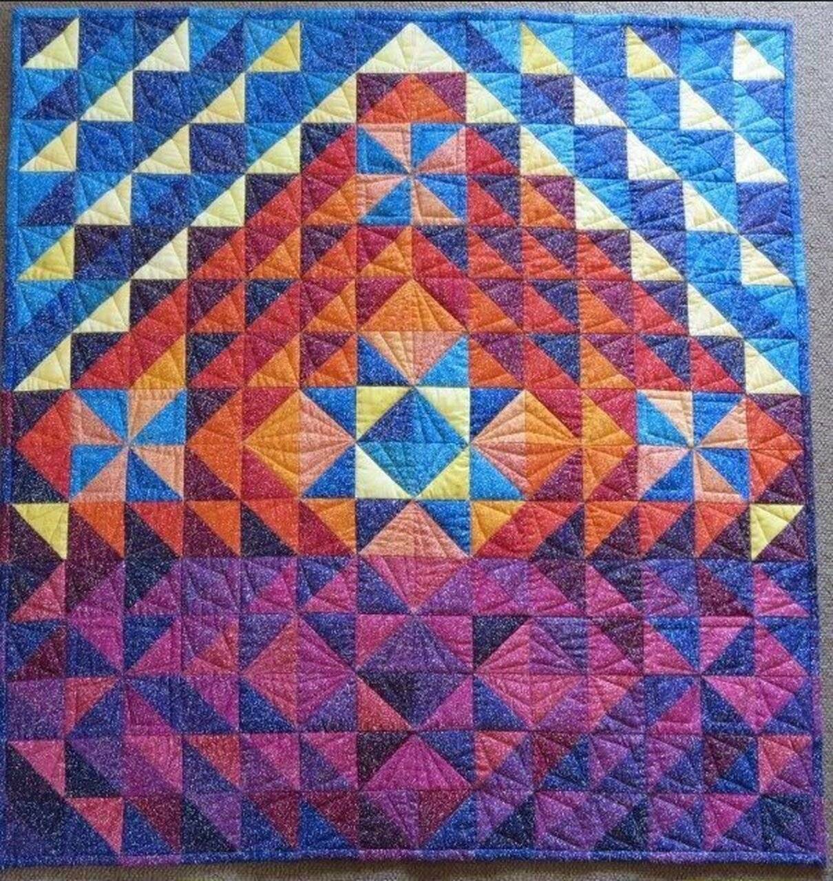 Sunset Reflection Cla1810544Q Quilt Blanket and Home Decor