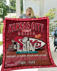 Super Bowl Champions Kansas City Chiefs Quilt  Maria and Home Decor