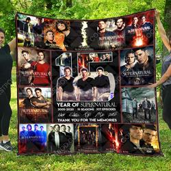 Supernatural 15 Years - Quilt and Home Decor