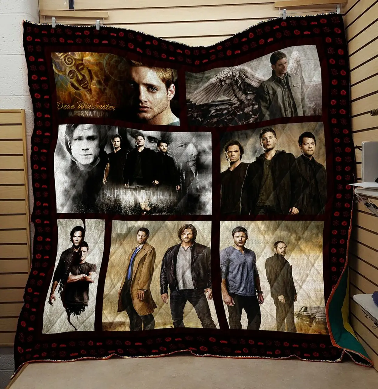 Supernatural Poster Quilt V3 Quilt and Home Decor