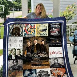 Supernatural Quilt Blanket 01511 and Home Decor