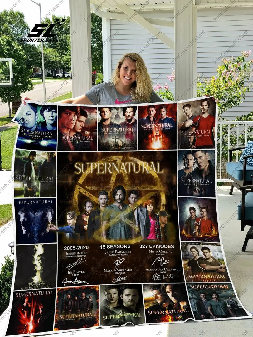 Supernatural Quilt Blanket 17 and Home Decor
