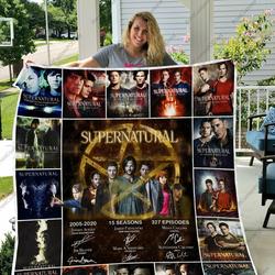 Supernatural Quilt Blanket 17 and Home Decor