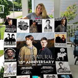 Supernatural Quilt Blanket For Fans Ver 17-1      and Home Decor