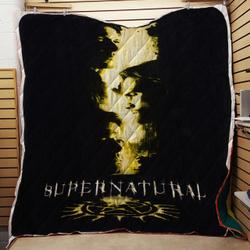 Supernatural Season 14 Teaser Poster Plush Throw Quilt and Home Decor