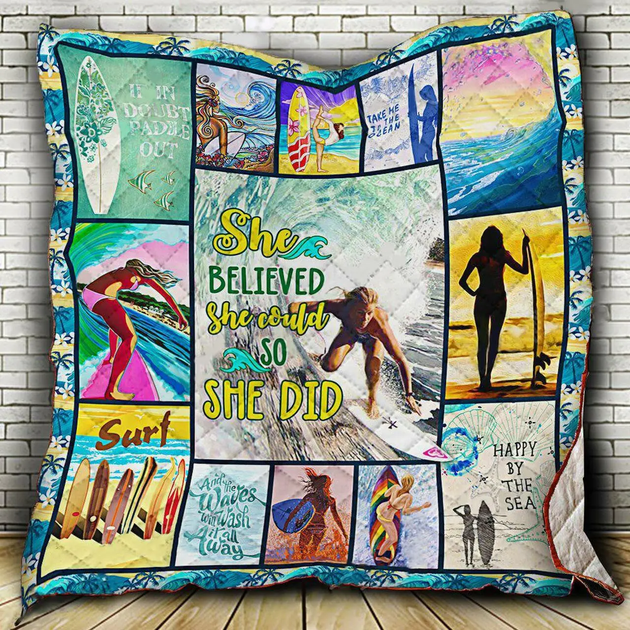 Surf Girl Quilt Bt08_0908 Quilt and Home Decor