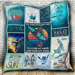 Surfing Cl19100831Mdq Quilt Blanket and Home Decor