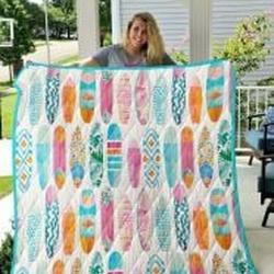 Surfing Quilt Blanket Lukazv Dhc0301772Dd and Home Decor