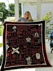 Surfing Quilt Blanket Lukgz6 Dhc0301753Dd and Home Decor