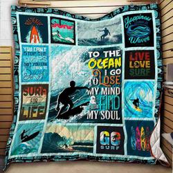Surfing Quilt X0208-02  Quilt and Home Decor