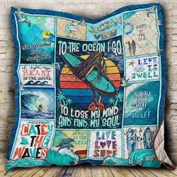 Surfing Quilt -X0505-01  Quilt and Home Decor