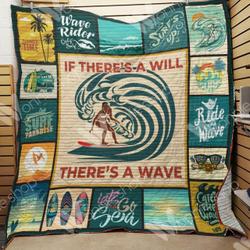 Surfing2 M290724 Surfing Quilt Blanket  Quilt and Home Decor