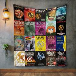 Suzanne Collins Books Quilt Blanket and Home Decor