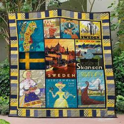 Sweden Ng080705B Tbg Quilt Blanket and Home Decor
