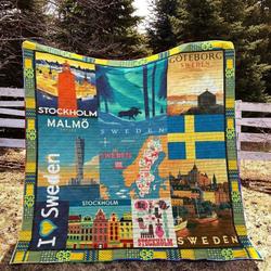 Sweden Tg100701A Tbg Quilt Blanket and Home Decor
