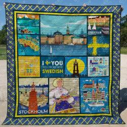 Swedish Blanket Th1307 Quilt and Home Decor