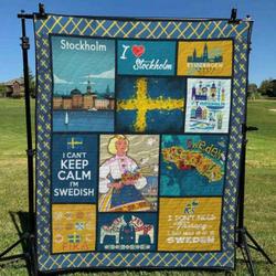 Swedish Quilt Blanket Ver 3  Quilt and Home Decor