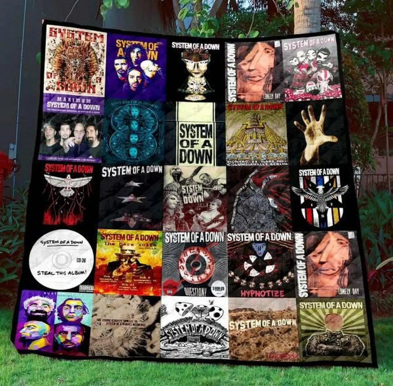 System Of A Down Quilt Blanket Limited Quilt Blanket and Home Decor