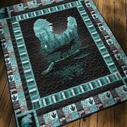 T Rex Cl05100092Mdq Quilt Blanket and Home Decor