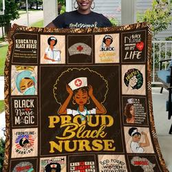 Ta Black Nurse Magic Quilt Blanket and Home Decor