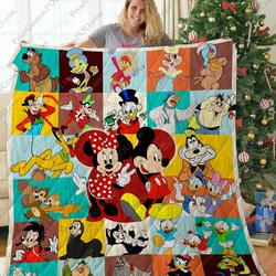 Ta- Disney All Characters Quilt Blanket and Home Decor