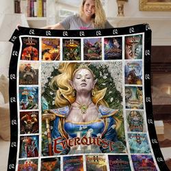 Ta Everquest Loading Screen Quilt Blanket Ver 2 and Home Decor