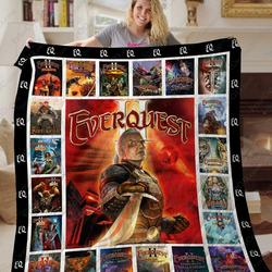 Ta Everquest Loading Screen Quilt Blanket Ver 3 and Home Decor