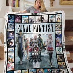 Ta Ff Lightning Quilt Blanket and Home Decor