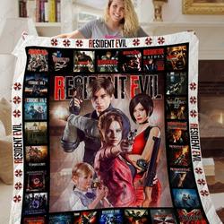 Ta The Resident Evil Quilt Blanket Ver 1 and Home Decor