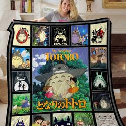 Ta Totoro Quilt Blanket and Home Decor
