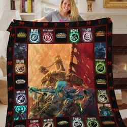 Ta War Of Warcraft For The Horde Quilt Blanket and Home Decor