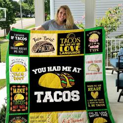 Tacos Printed Quilt Blanket Dhc1501576Vt and Home Decor