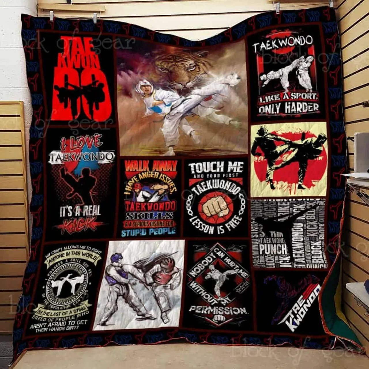 Taekwondo Cl2100490Mdq Quilt Blanket and Home Decor