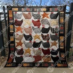 Talkative Chicken Quilt Blanket Tt99  Quilt and Home Decor