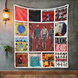 Talking Heads Album Covers Quilt Blanket and Home Decor