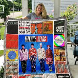 Talking Heads Albums Cover Poster Quilt Blanket and Home Decor