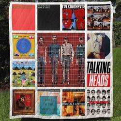 Talking Heads Quilt Blanket  Limited Quilt Blanket and Home Decor