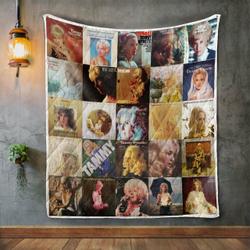 Tammy Wynette 2 Album Covers Quilt Blanket and Home Decor