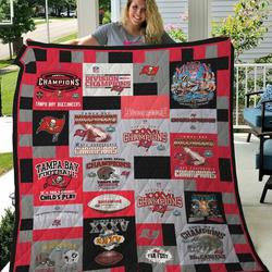 Tampa Bay Buccaneers Quilt Blanket 05 and Home Decor