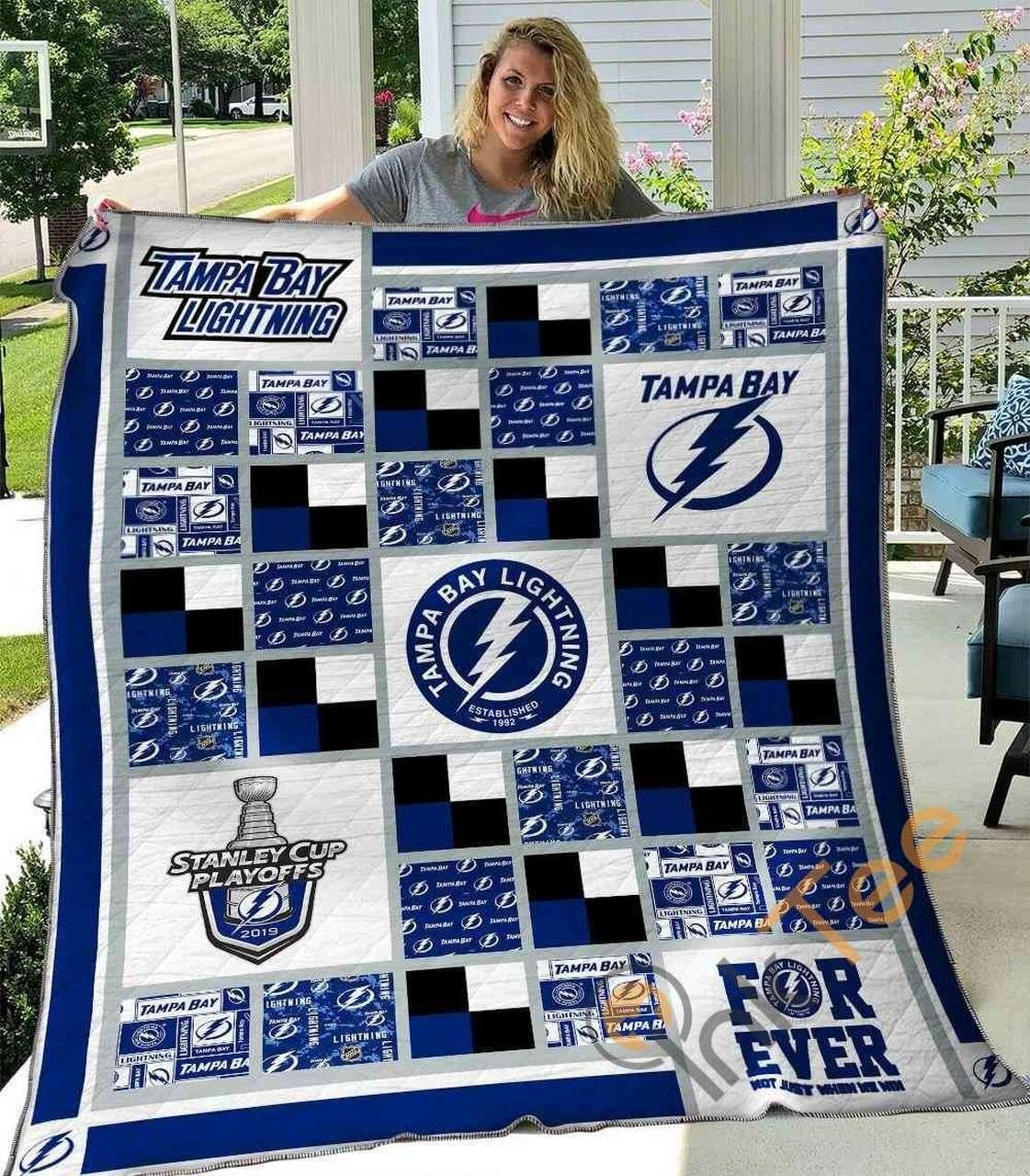 Tampa Bay Lightning Ver1 Blanket TH2906 Quilt and Home Decor