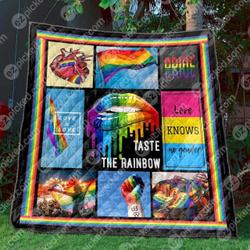 Taste The Rainbow Cld1706114 Quilt Blanket and Home Decor
